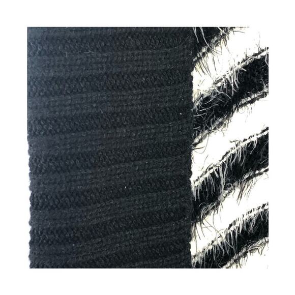 Anthropologie Pleione NWT Striped Eyelash Open Front Cardigan Sweater Size Large - Picture 12 of 16